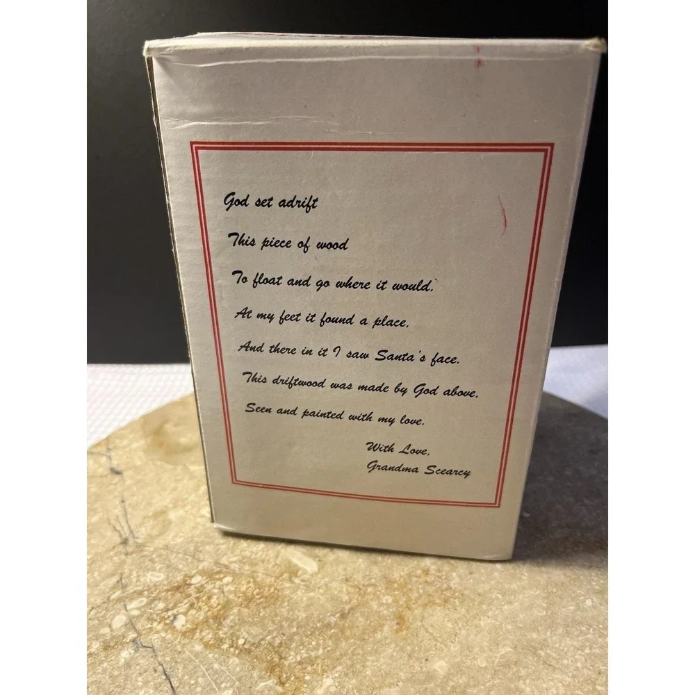 Grandma Scearcy's Santa Collywobbles Roly Poly Artwork Numbered And Signed